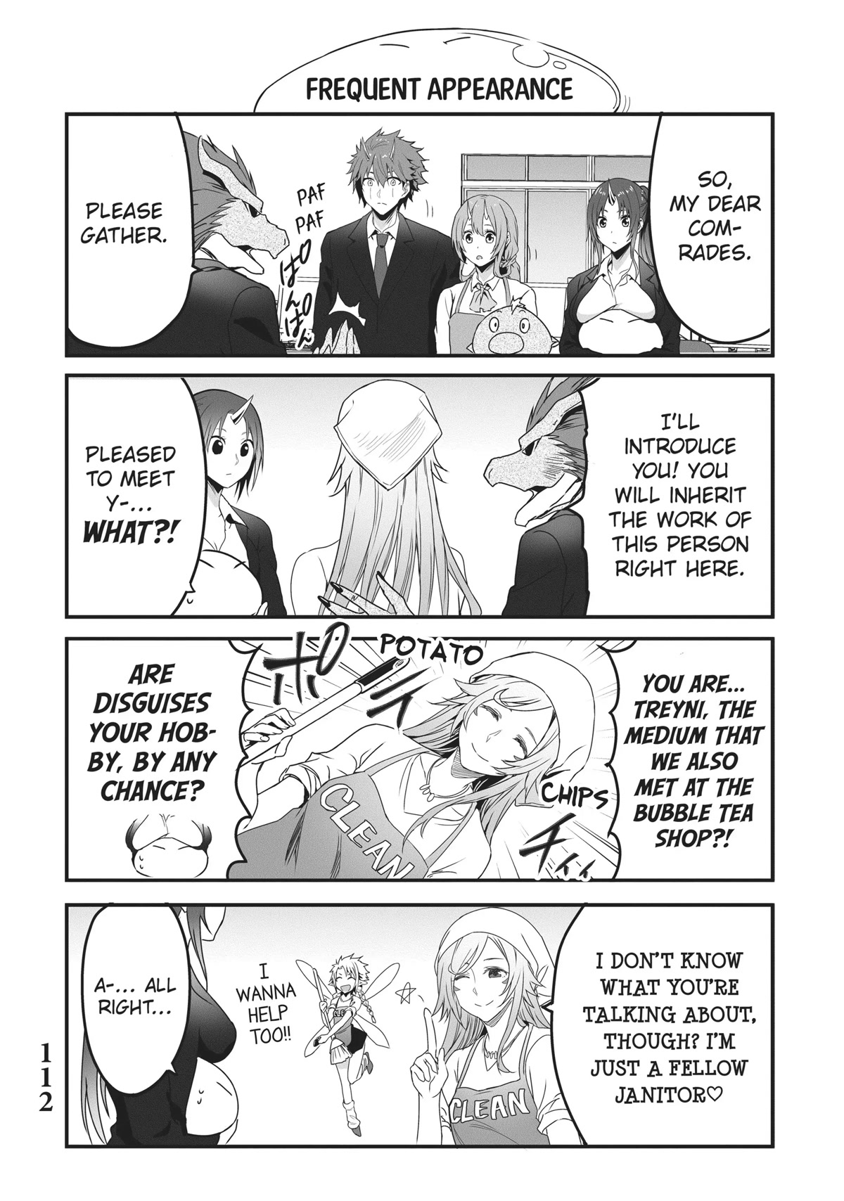 Tensei Shite mo Shachiku Datta Ken Chapter 17 page 4 - Chapter 17: Rimuru and His Cheerful Coworker's Cleaning Up