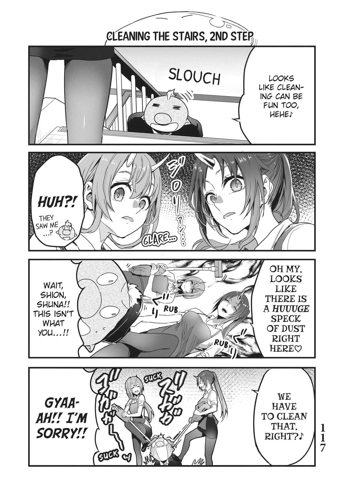 Tensei Shite mo Shachiku Datta Ken Chapter 17 page 9 - Chapter 17: Rimuru and His Cheerful Coworker's Cleaning Up