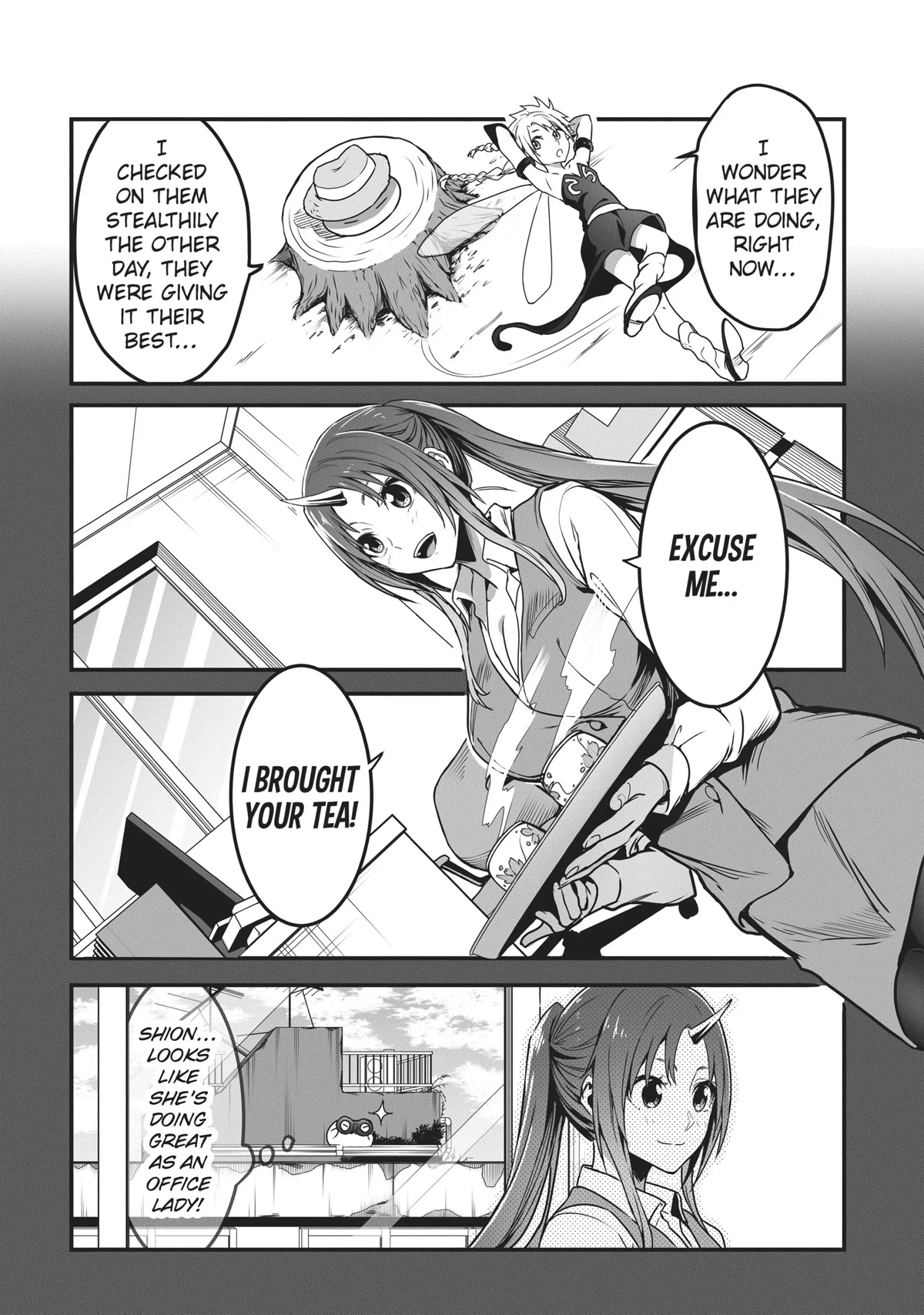 Tensei Shite mo Shachiku Datta Ken Chapter 19 page 4 - Chapter 19: Rimuru and His Cheerful Coworker's New Journey