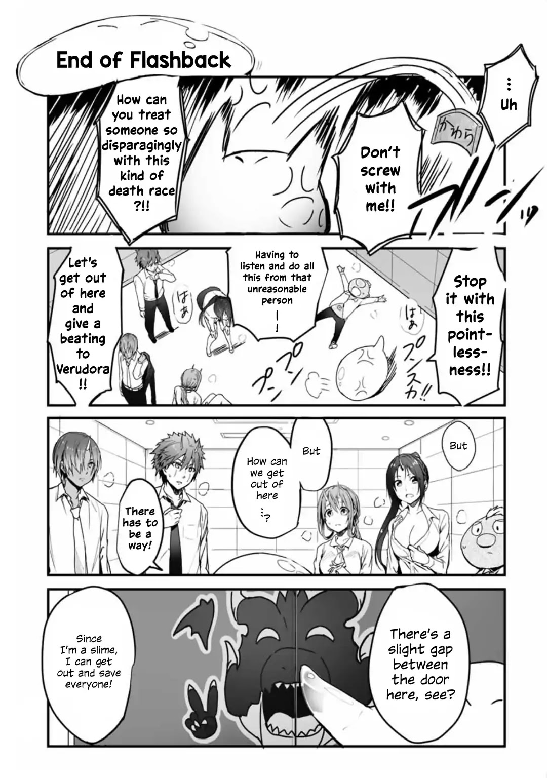 Tensei Shite mo Shachiku Datta Ken Chapter 2 page 10 - Chapter 2: Rimuru and His Amusing Colleagues' Bright Death Race