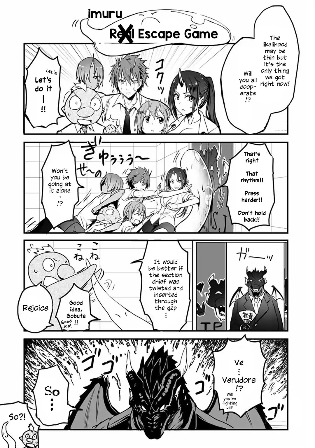 Tensei Shite mo Shachiku Datta Ken Chapter 2 page 11 - Chapter 2: Rimuru and His Amusing Colleagues' Bright Death Race
