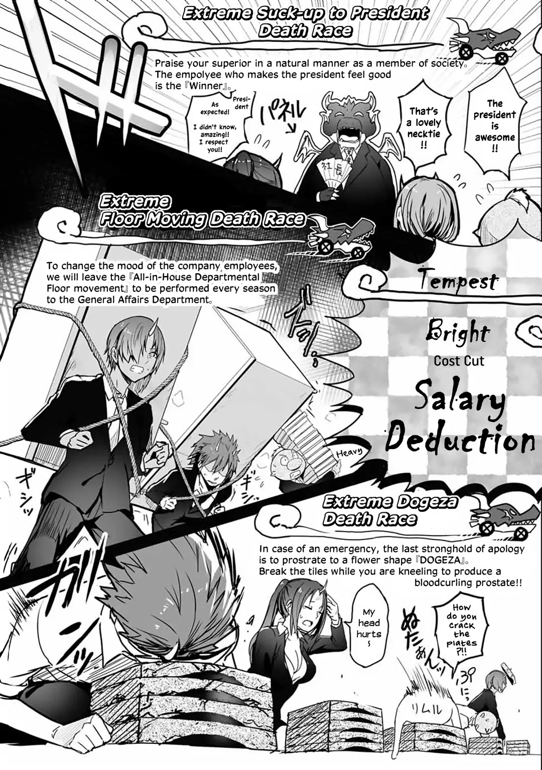 Tensei Shite mo Shachiku Datta Ken Chapter 2 page 9 - Chapter 2: Rimuru and His Amusing Colleagues' Bright Death Race