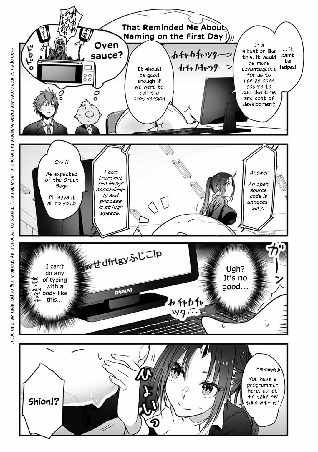 Tensei Shite mo Shachiku Datta Ken Chapter 3 page 4 - Chapter 3: Rimuru and His Delightful Friends and Their First Mission