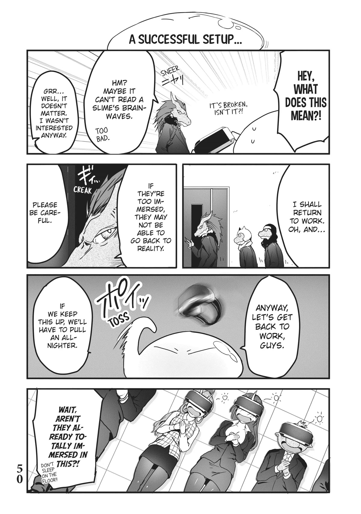 Tensei Shite mo Shachiku Datta Ken Chapter 4 page 4 - Chapter 4: Rimuru and His Cheerful Coworker's VR Home