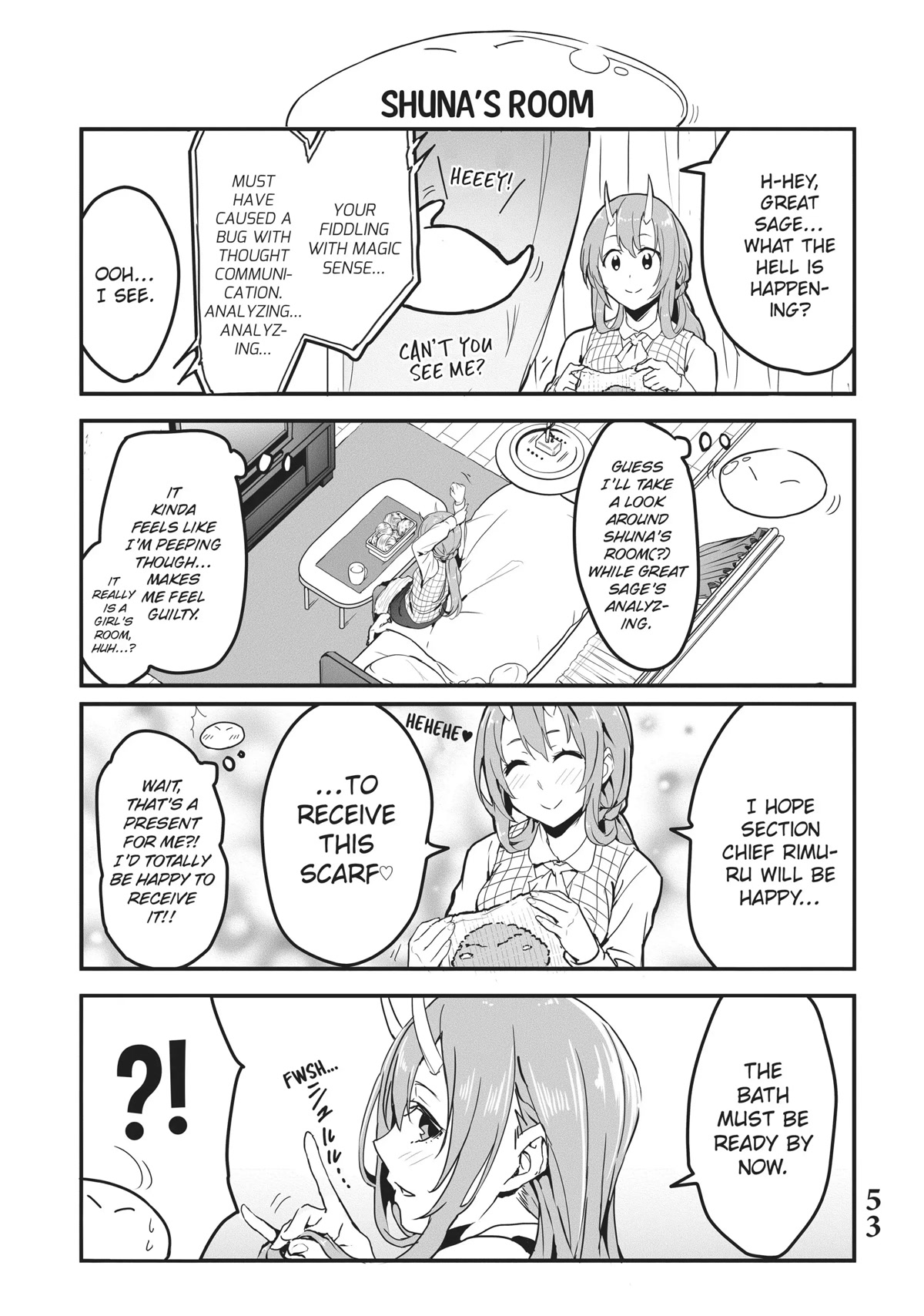 Tensei Shite mo Shachiku Datta Ken Chapter 4 page 7 - Chapter 4: Rimuru and His Cheerful Coworker's VR Home