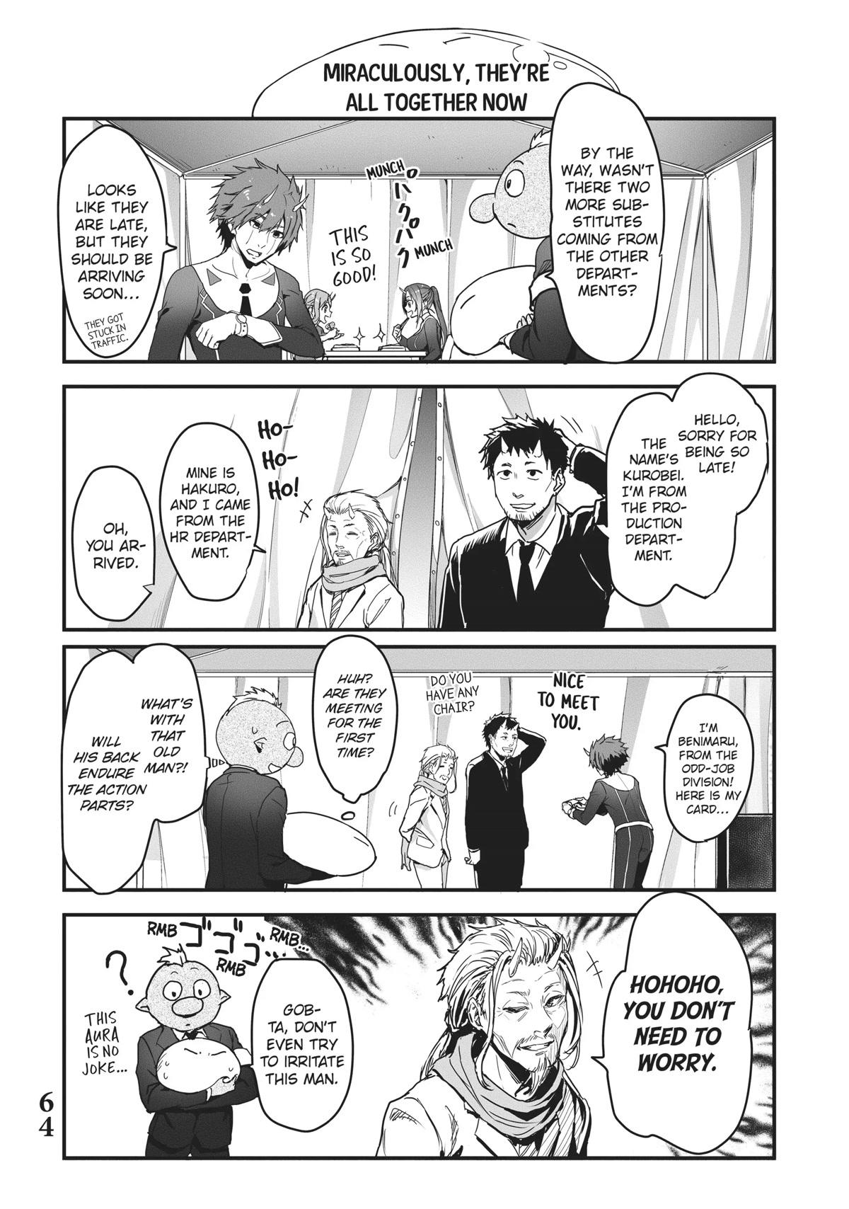 Tensei Shite mo Shachiku Datta Ken Chapter 5 page 4 - Chapter 5: Rimuru and His Cheerful Coworker's Greatest Showtime