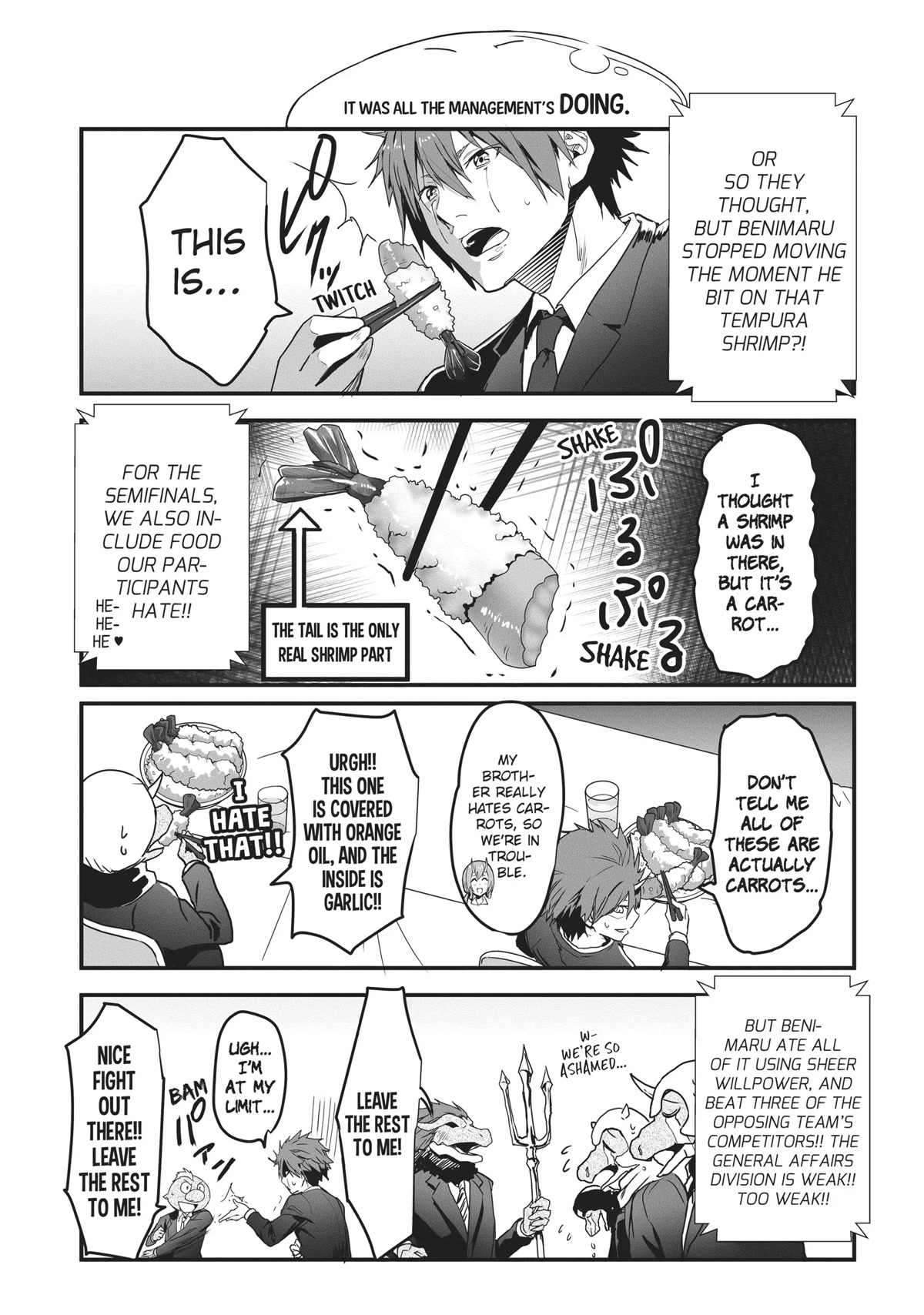 Tensei Shite mo Shachiku Datta Ken Chapter 6 page 7 - Chapter 6: Rimuru and His Cheerful Coworker's At the Staff Canteen