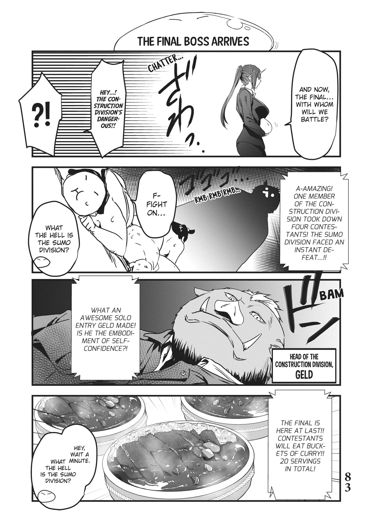 Tensei Shite mo Shachiku Datta Ken Chapter 6 page 9 - Chapter 6: Rimuru and His Cheerful Coworker's At the Staff Canteen
