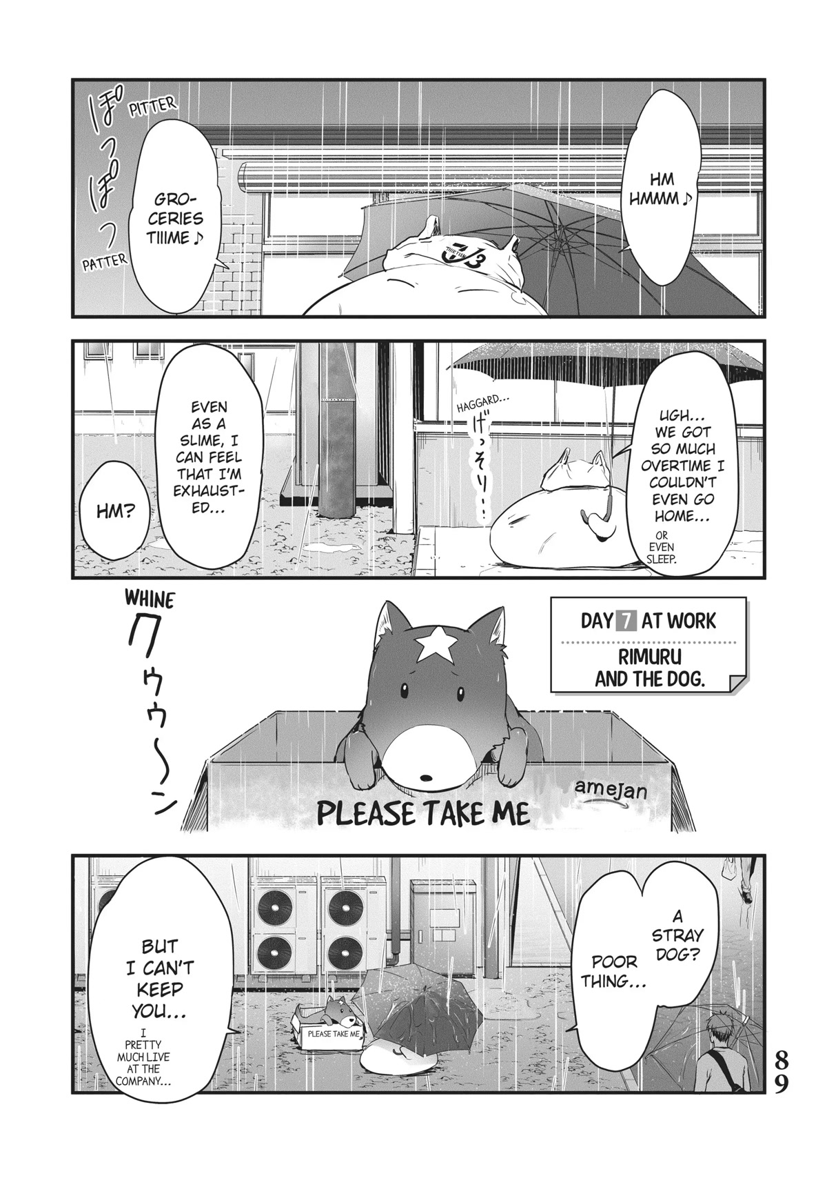 Tensei Shite mo Shachiku Datta Ken Chapter 7 page 1 - Chapter 7: Rimuru and the Dog