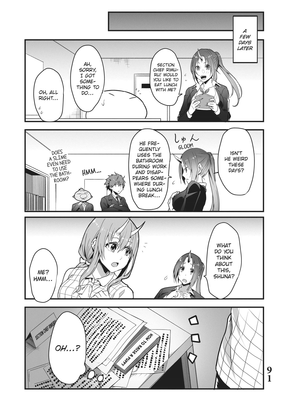 Tensei Shite mo Shachiku Datta Ken Chapter 7 page 3 - Chapter 7: Rimuru and the Dog
