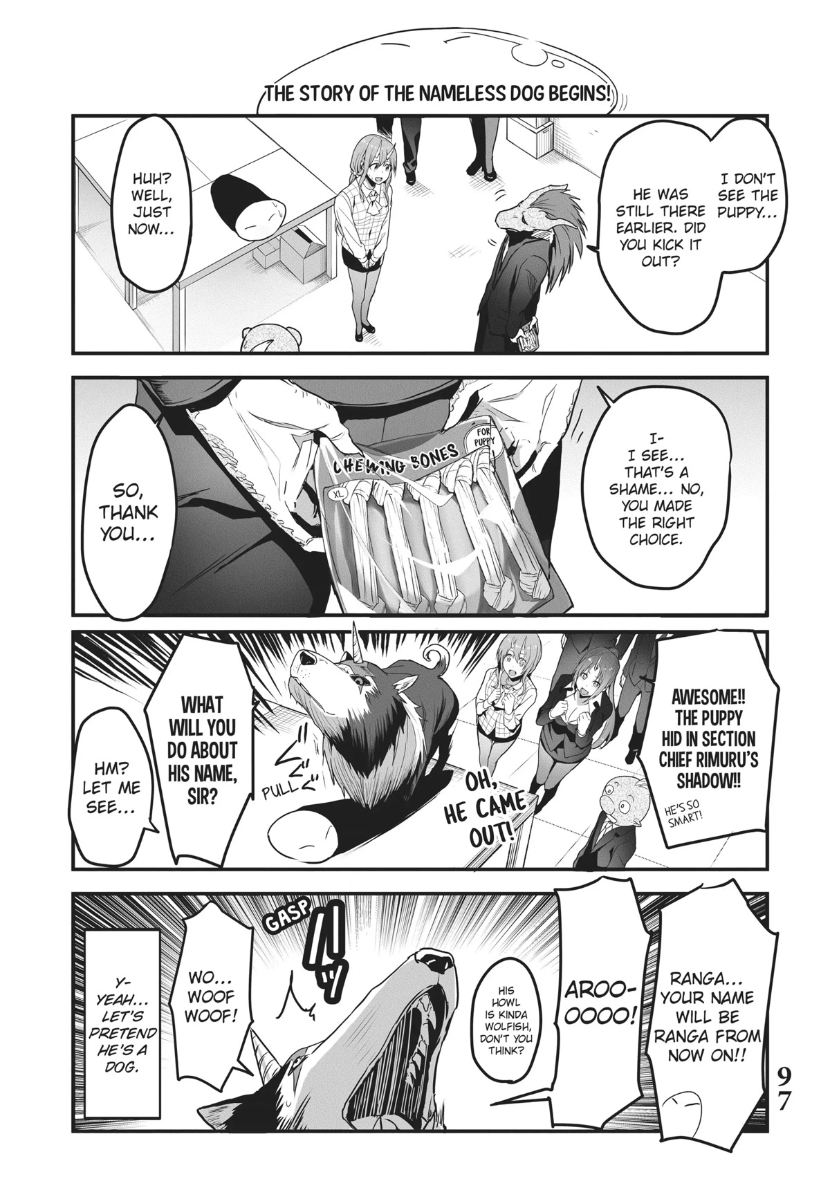 Tensei Shite mo Shachiku Datta Ken Chapter 7 page 9 - Chapter 7: Rimuru and the Dog