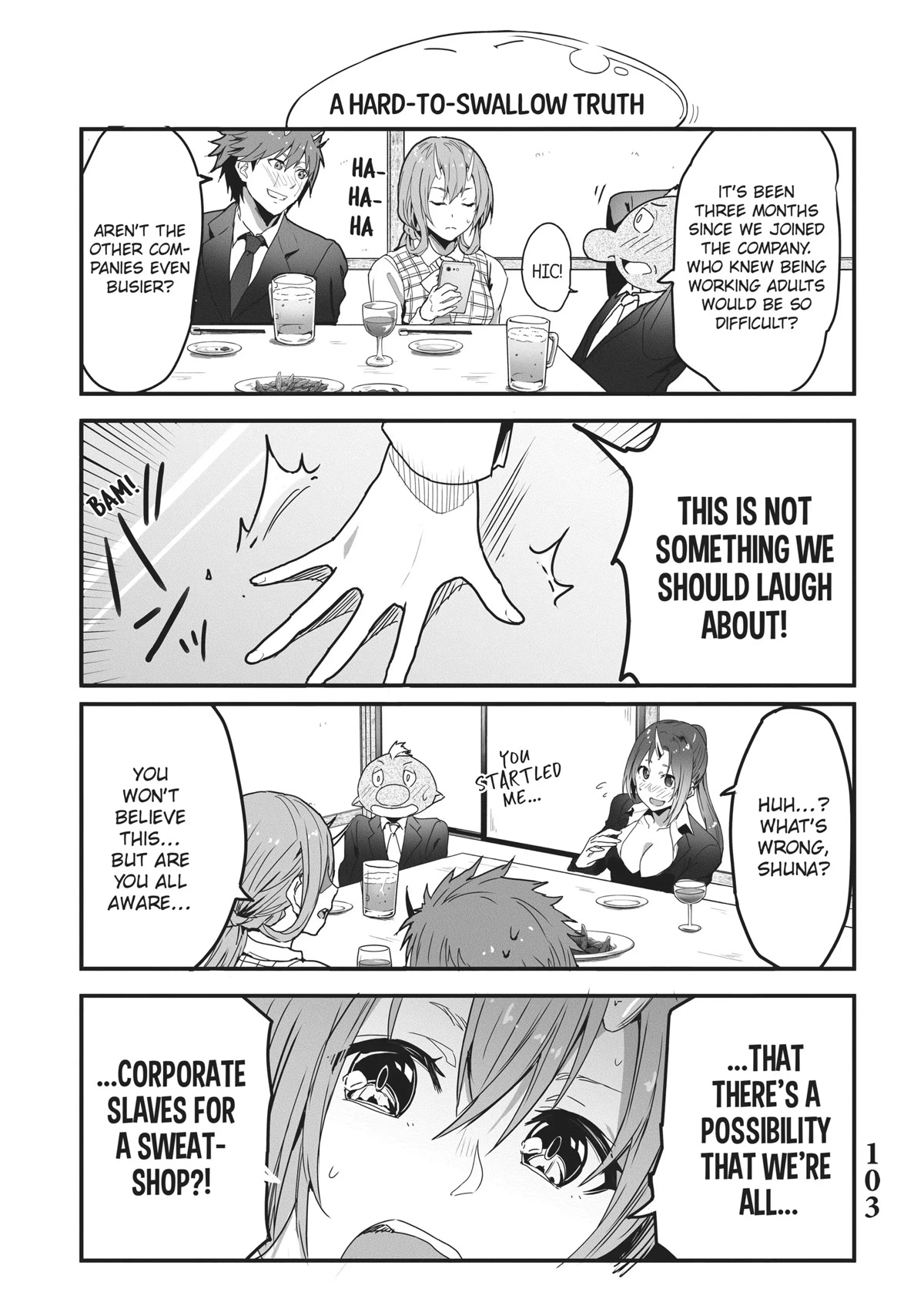 Tensei Shite mo Shachiku Datta Ken Chapter 8 page 5 - Chapter 8: Rimuru and His Cheerful Coworker's Drinking Time