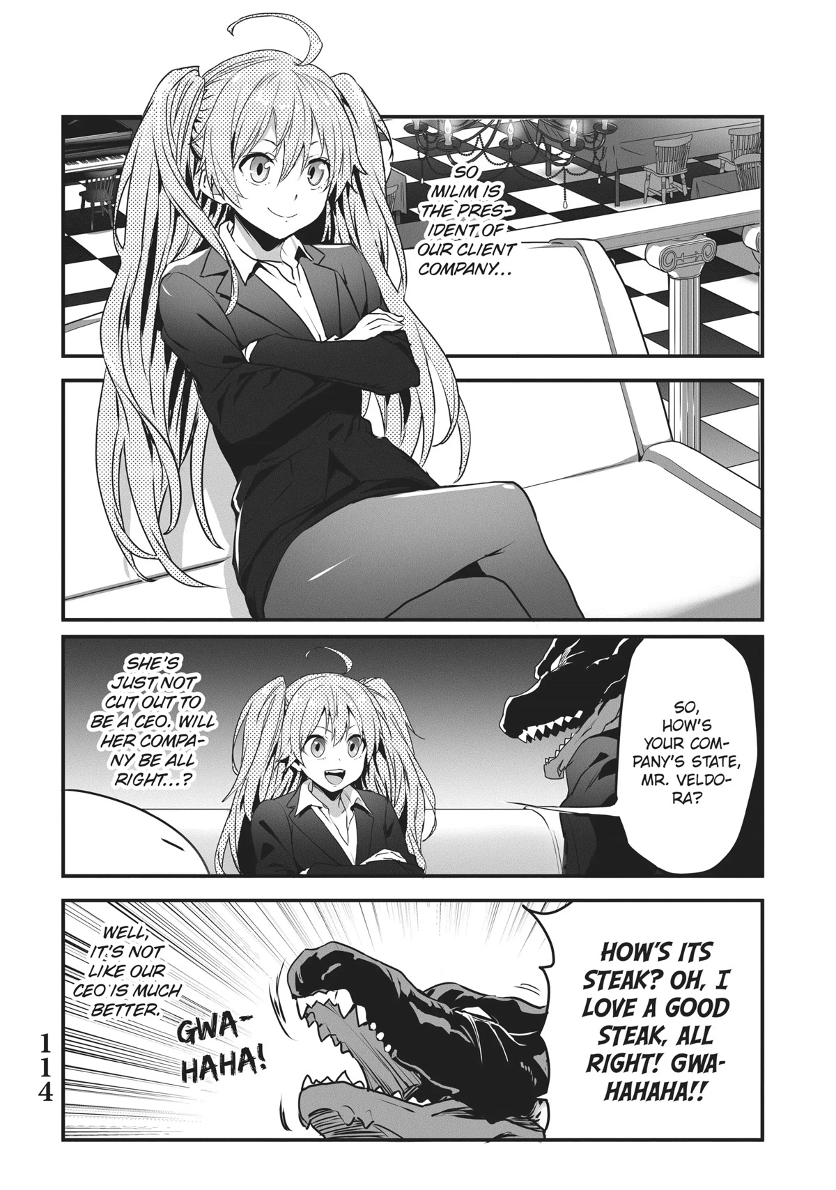 Tensei Shite mo Shachiku Datta Ken Chapter 9 page 4 - Chapter 9: Entertaining the Guest With Rimuru
