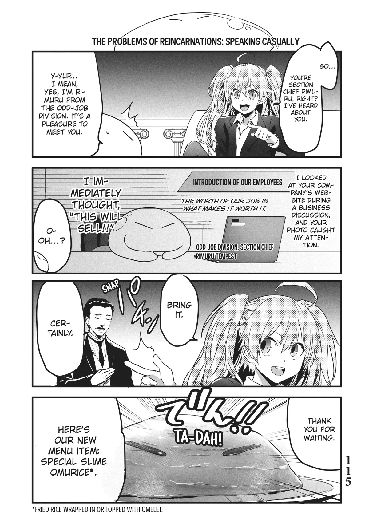 Tensei Shite mo Shachiku Datta Ken Chapter 9 page 5 - Chapter 9: Entertaining the Guest With Rimuru