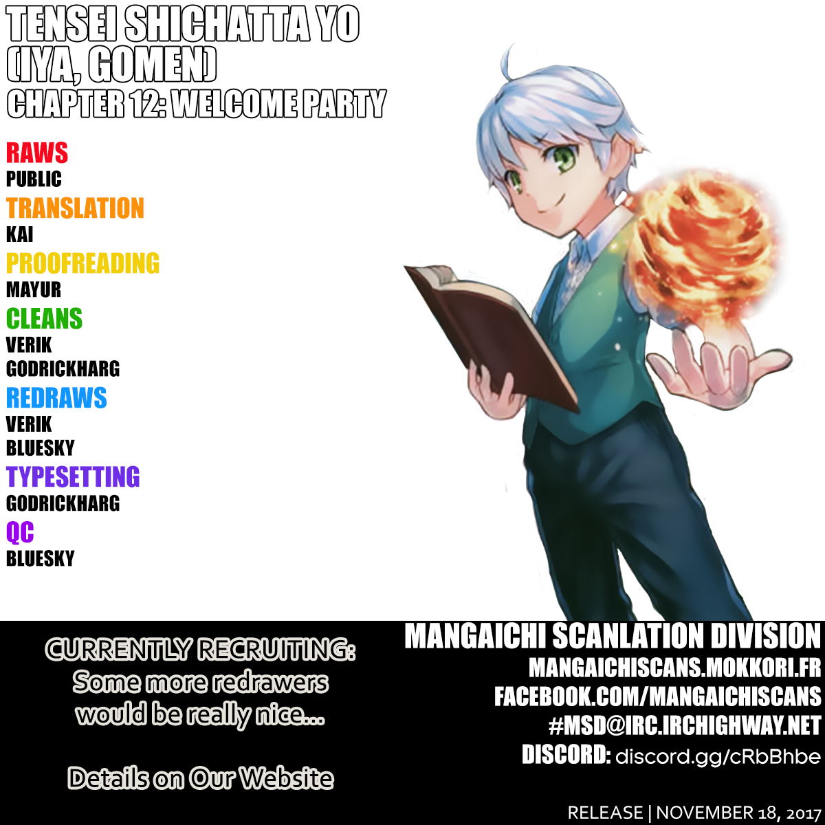 Tenseishichatta yo (Iya, Gomen) Chapter 12 page 1 - Chapter 12
