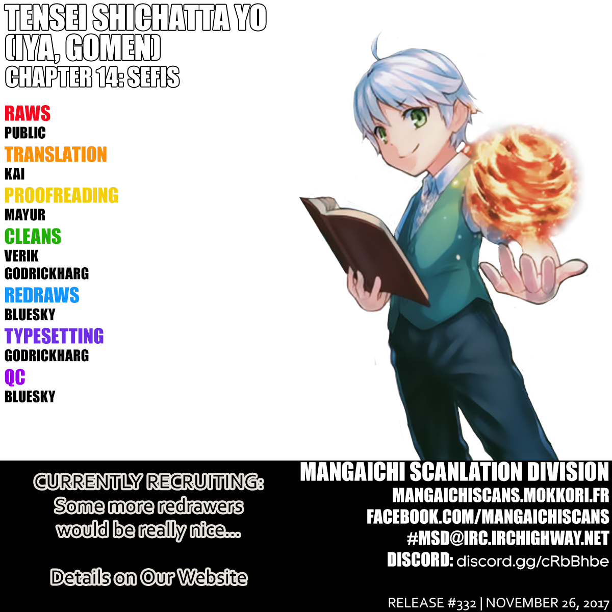 Tenseishichatta yo (Iya, Gomen) Chapter 14 page 1 - Chapter 14