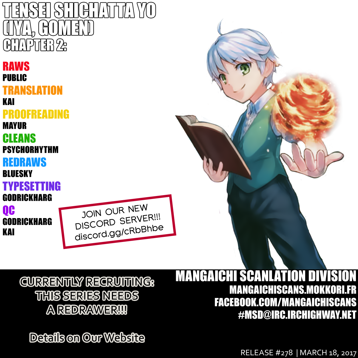 Tenseishichatta yo (Iya, Gomen) Chapter 2 page 1 - Chapter 2