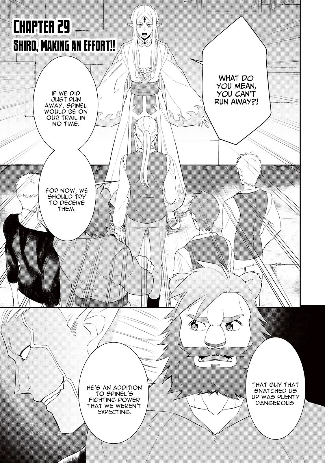 Tenseishichatta yo (Iya, Gomen) Chapter 29 page 2 - Chapter 29: Shiro, Making an Effort!!