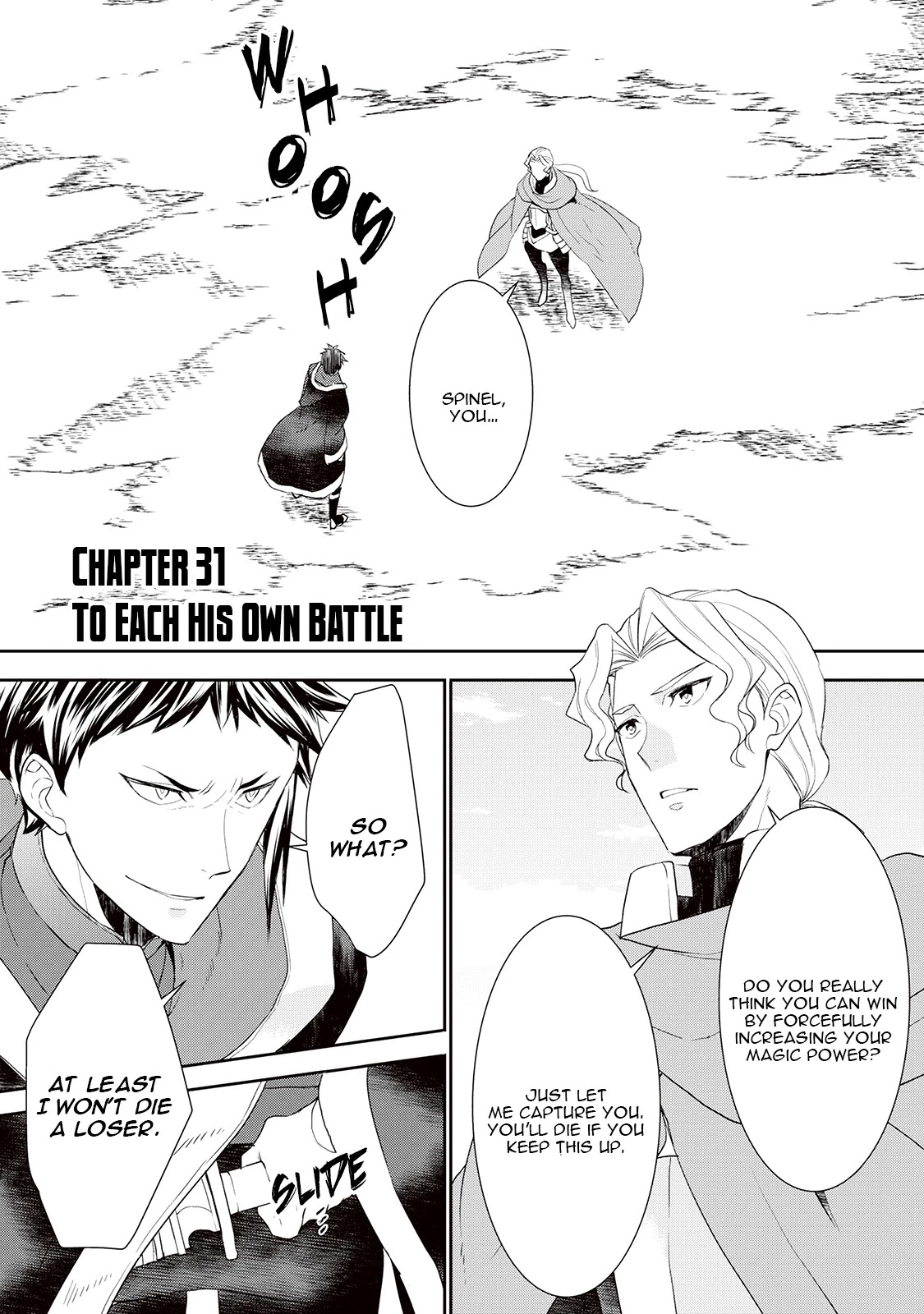 Tenseishichatta yo (Iya, Gomen) Chapter 31 page 2 - Chapter 31: To Each His Own Battle