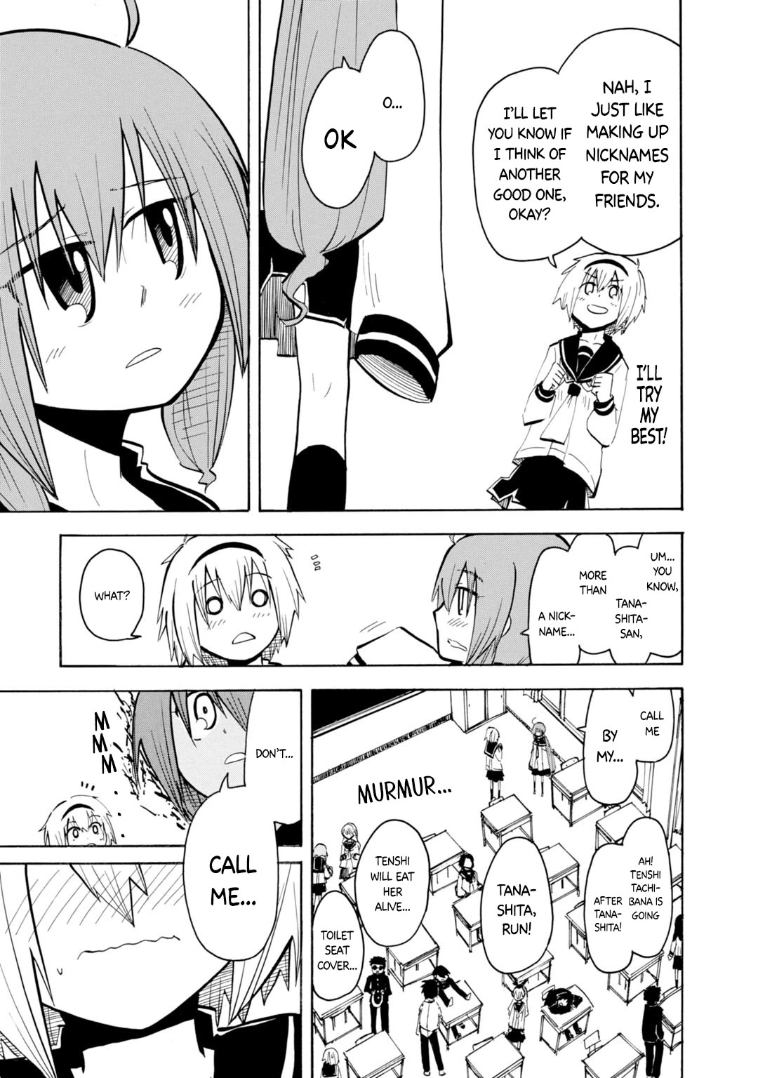 Tenshi-chan to Akuma-kun Chapter 15 page 5 - Chapter 15: "Baban Bachibanan"