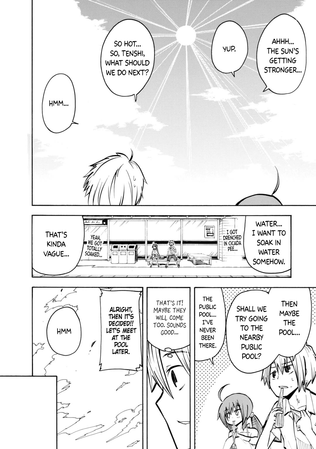 Tenshi-chan to Akuma-kun Chapter 17 page 10 - Chapter 17: Please stop, as it's bothering other customers.