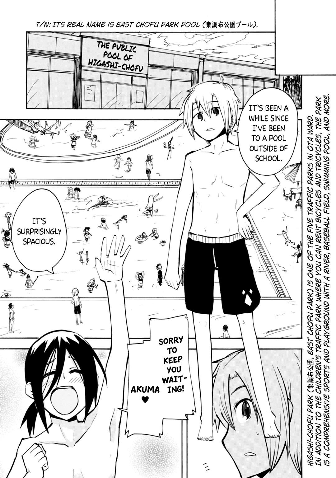 Tenshi-chan to Akuma-kun Chapter 17 page 11 - Chapter 17: Please stop, as it's bothering other customers.