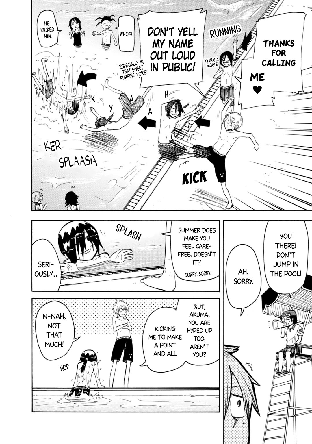 Tenshi-chan to Akuma-kun Chapter 17 page 12 - Chapter 17: Please stop, as it's bothering other customers.