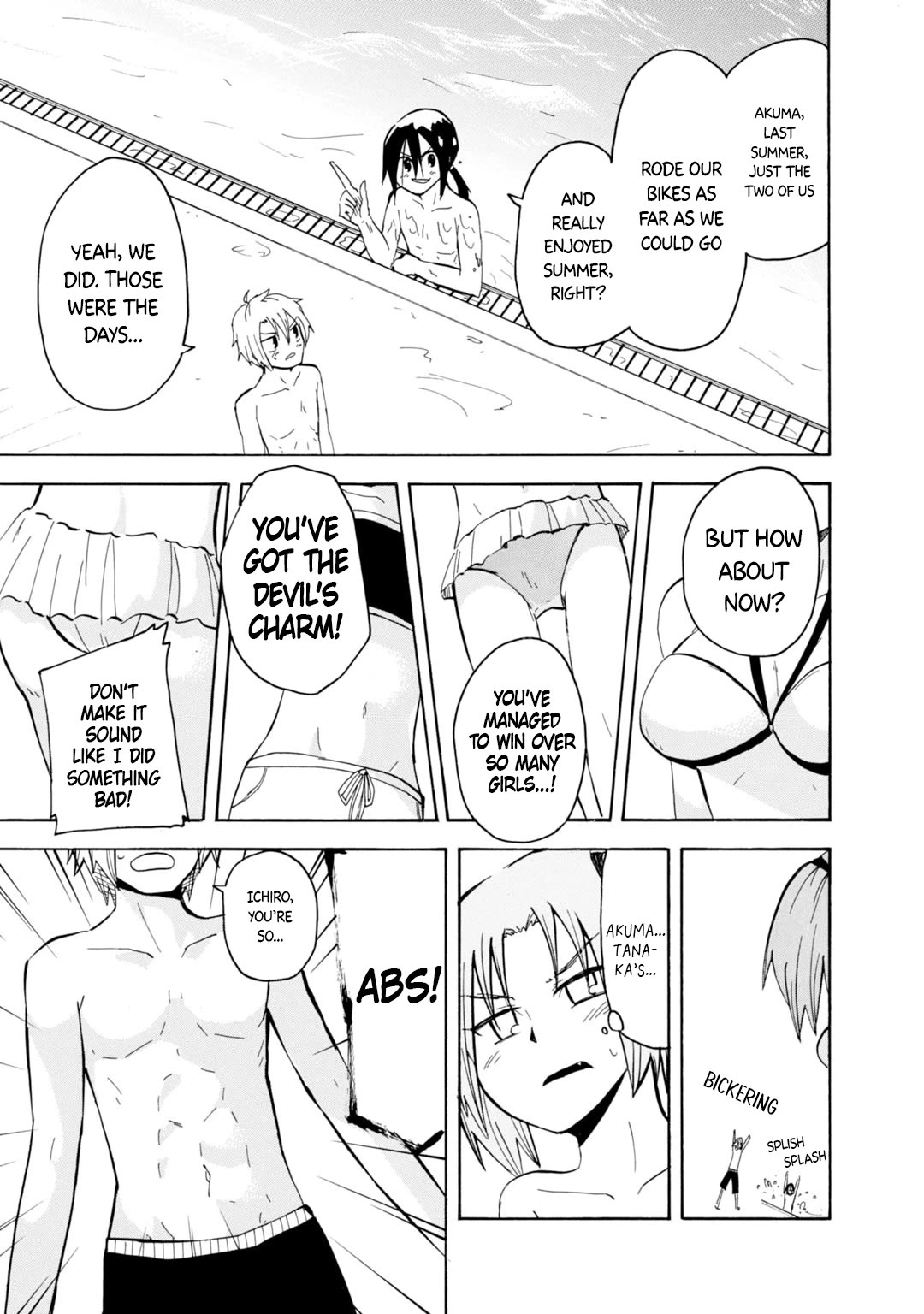 Tenshi-chan to Akuma-kun Chapter 17 page 15 - Chapter 17: Please stop, as it's bothering other customers.