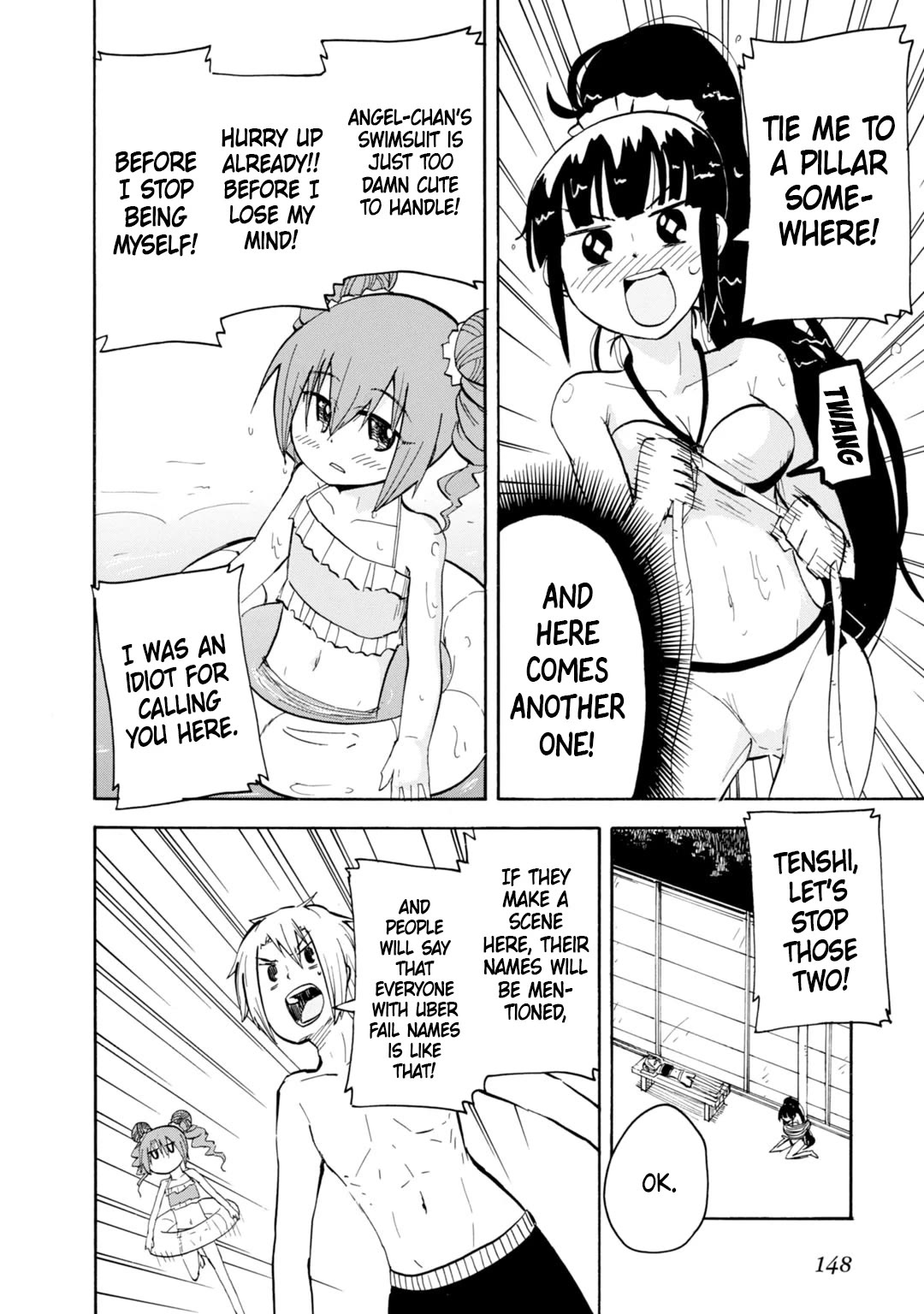 Tenshi-chan to Akuma-kun Chapter 17 page 24 - Chapter 17: Please stop, as it's bothering other customers.