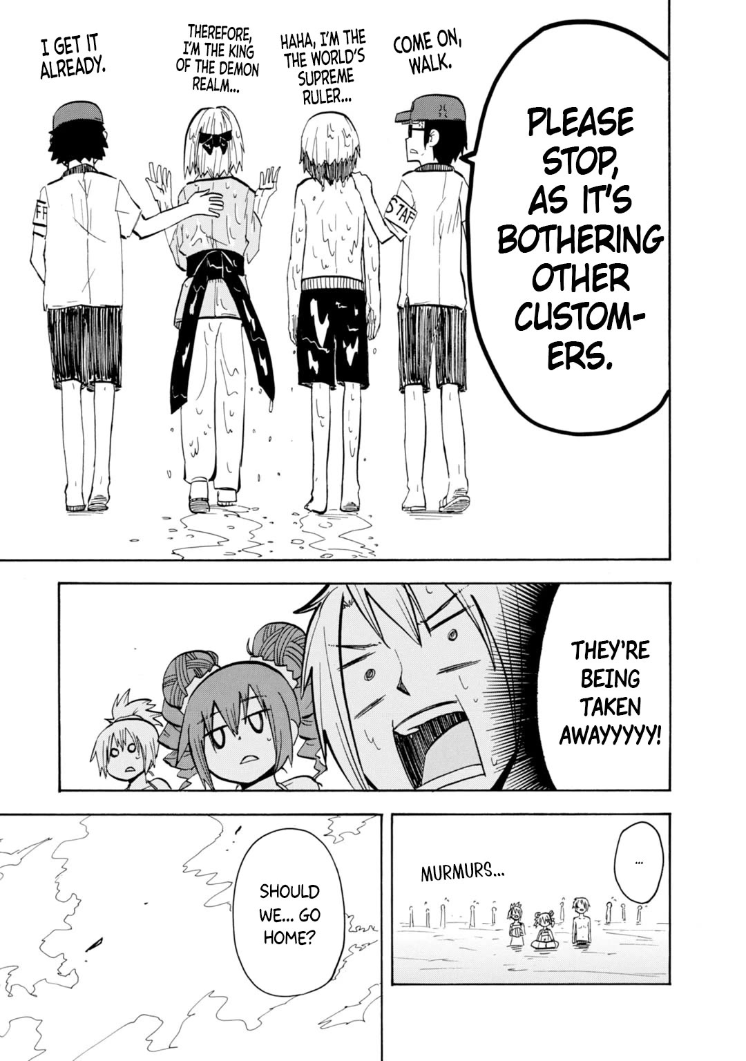 Tenshi-chan to Akuma-kun Chapter 17 page 25 - Chapter 17: Please stop, as it's bothering other customers.