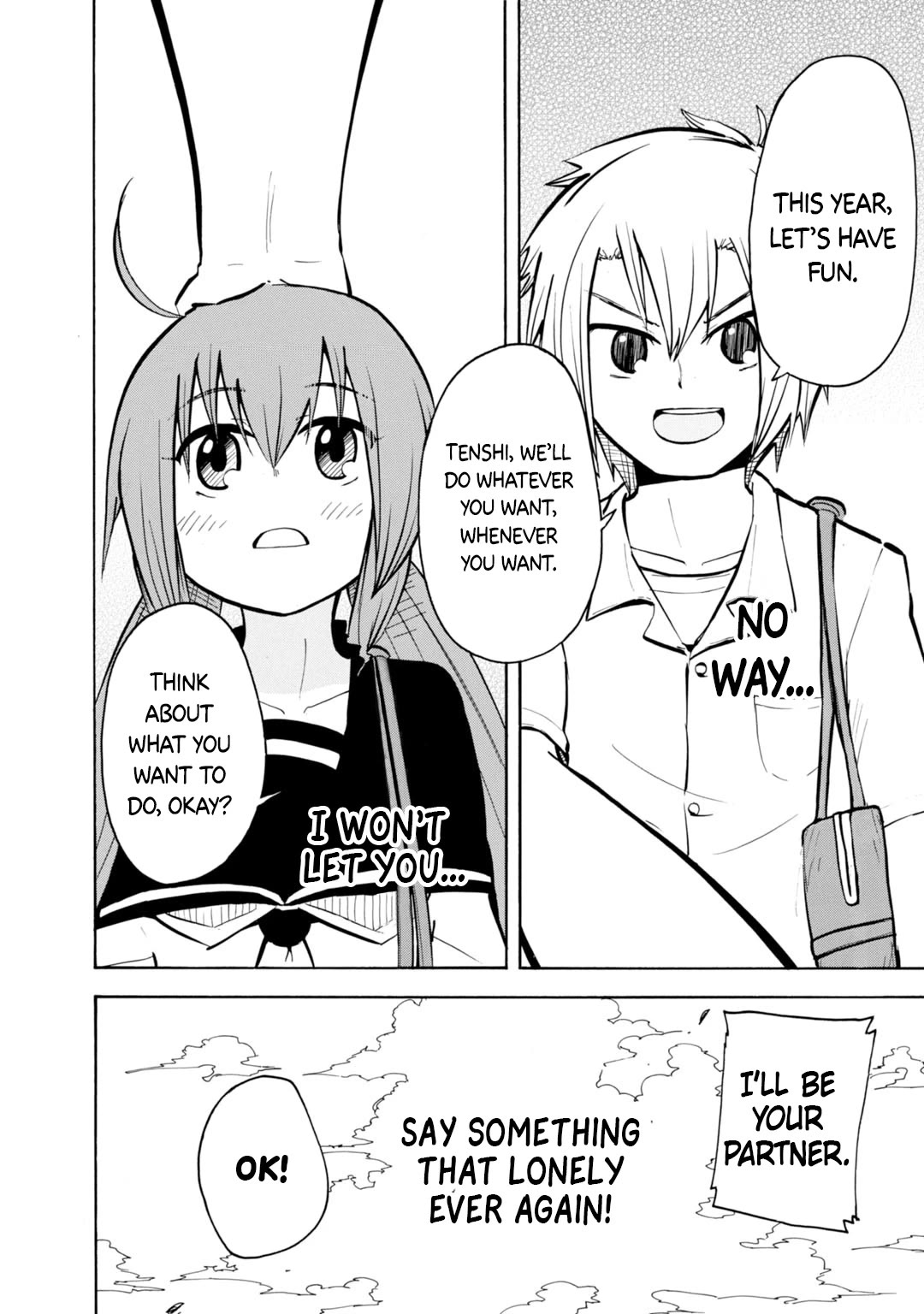 Tenshi-chan to Akuma-kun Chapter 17 page 4 - Chapter 17: Please stop, as it's bothering other customers.