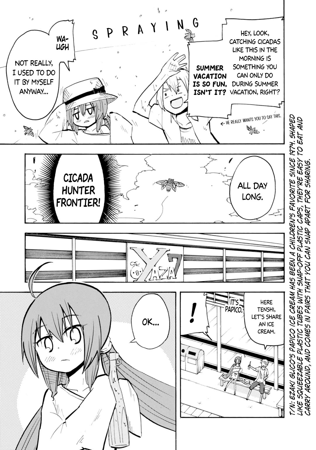 Tenshi-chan to Akuma-kun Chapter 17 page 9 - Chapter 17: Please stop, as it's bothering other customers.