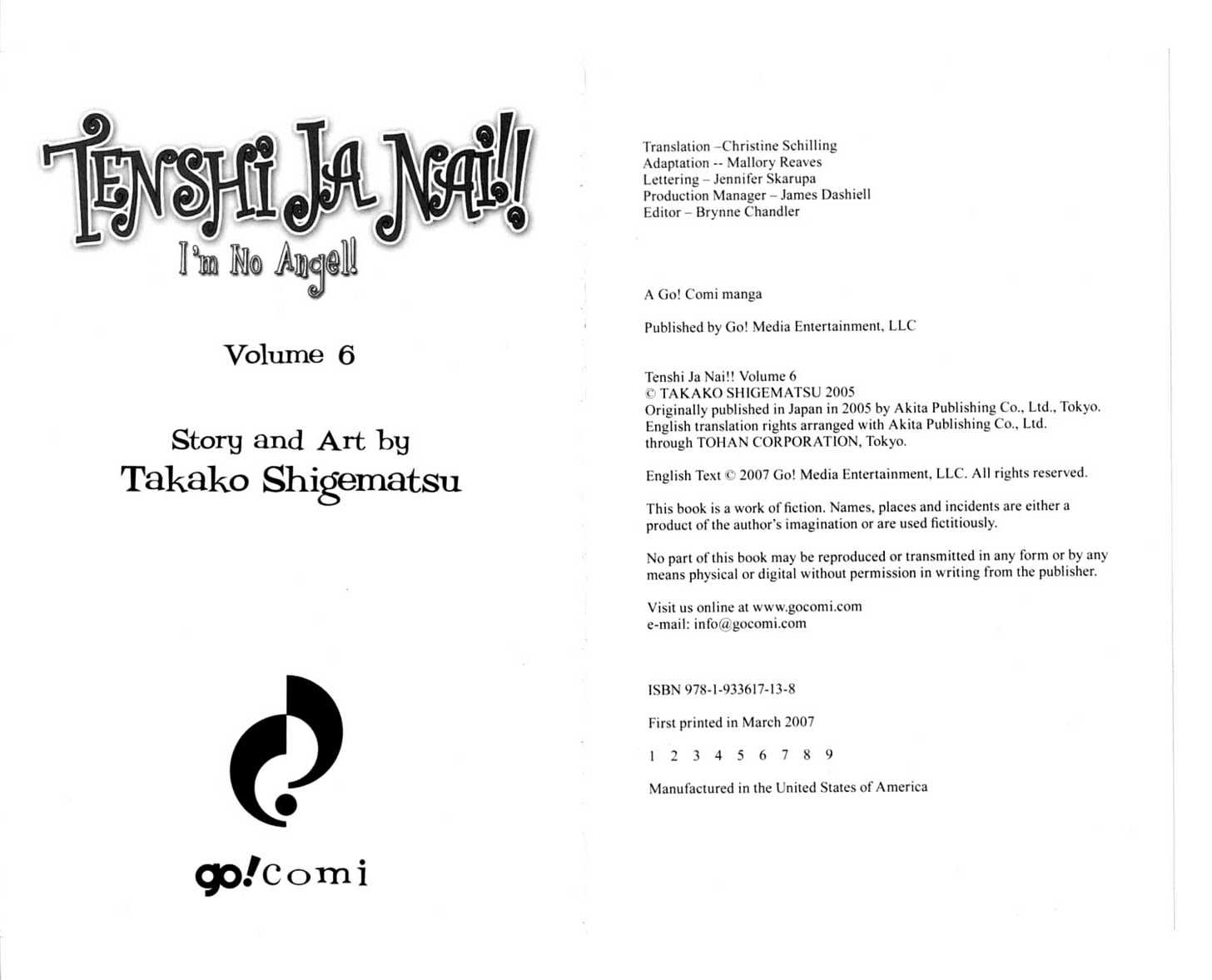Tenshi Ja Nai! Chapter 6.0 page 3 - Vol.06 Chapter 0