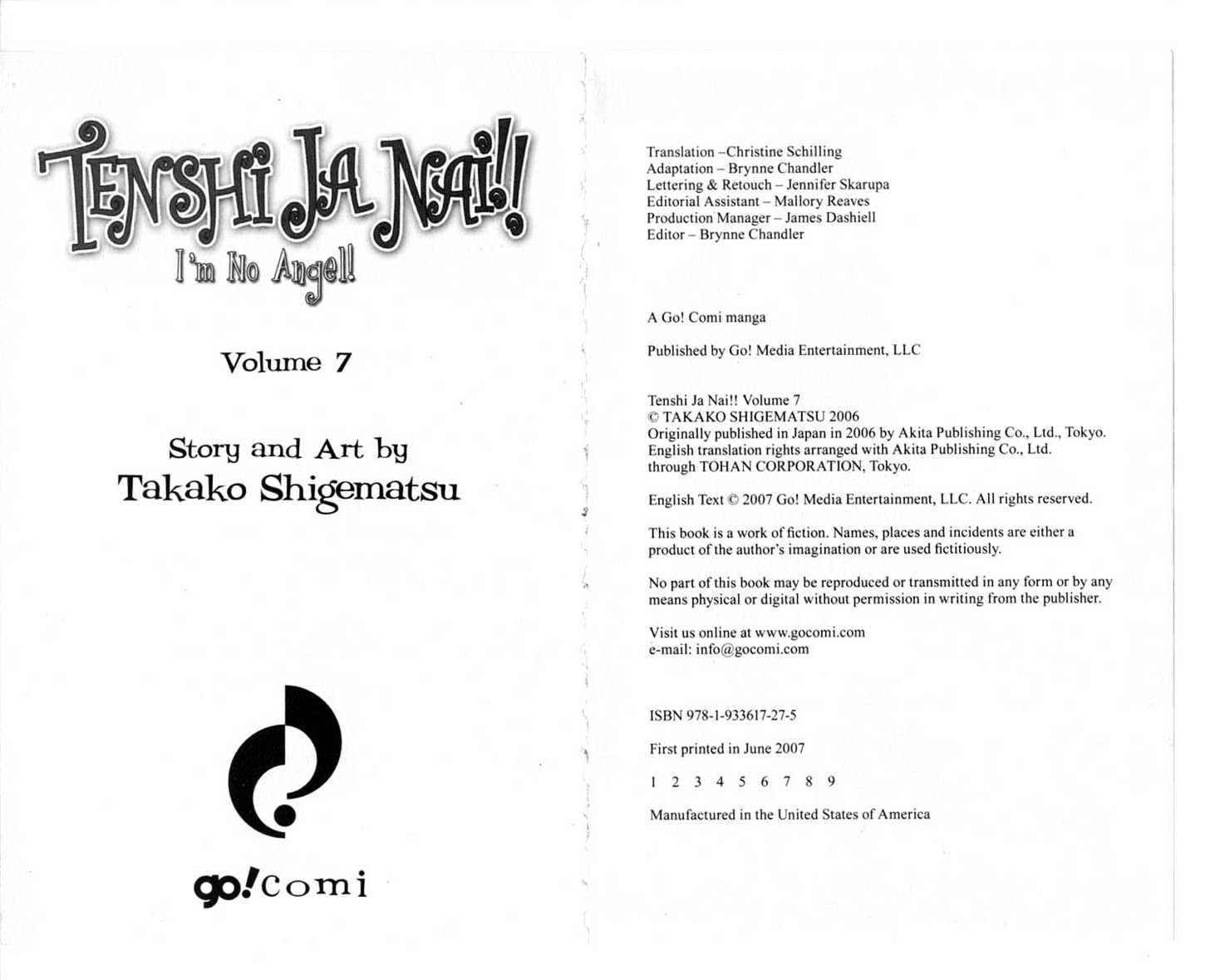 Tenshi Ja Nai! Chapter 7.0 page 3 - Vol.07 Chapter 0