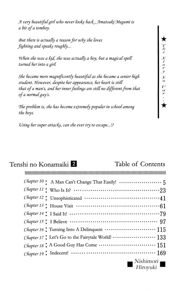 Tenshi na Konamaiki Chapter 10 page 4 - Chapter 10: A Man Can't Change that Easily!