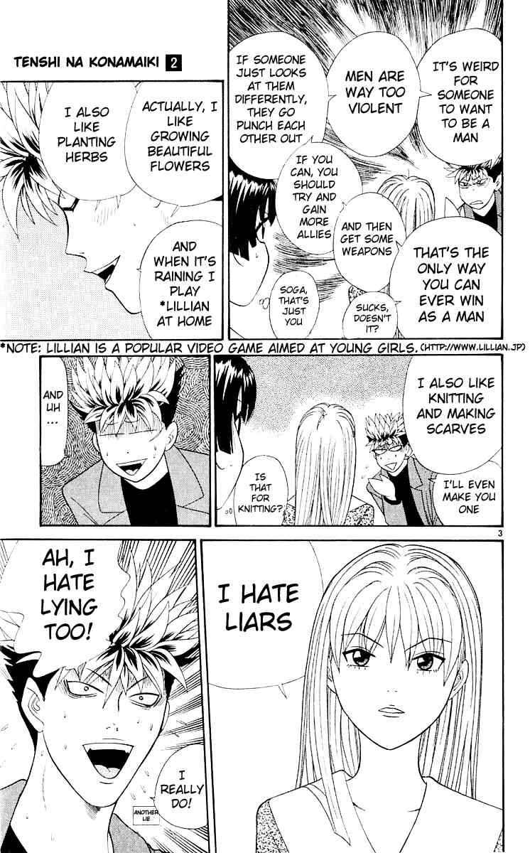 Tenshi na Konamaiki Chapter 17 page 4 - Chapter 17: Let's Go to the Fairytale World!