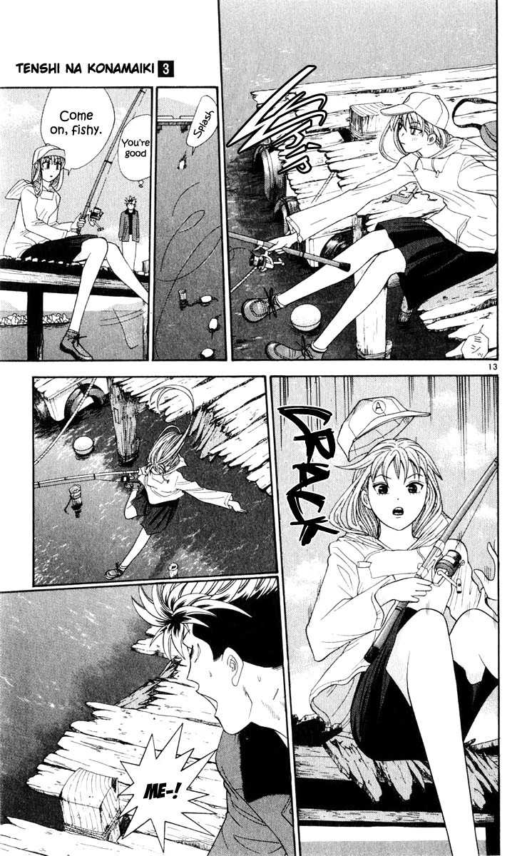 Tenshi na Konamaiki Chapter 26 page 13 - Chapter 26: Can we Catch Something?