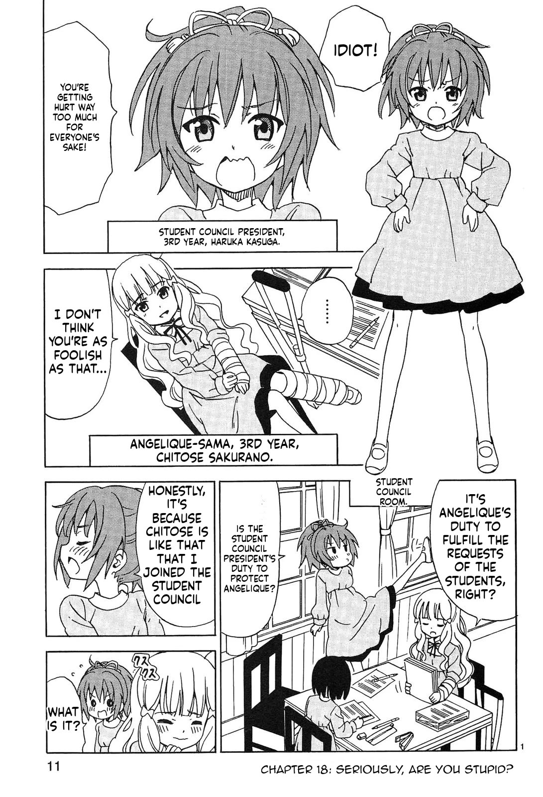 Tenshi no Drop Chapter 18 page 1 - Chapter 18: Seriously, are you stupid?