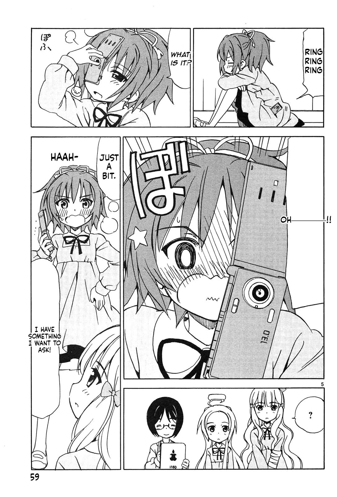 Tenshi no Drop Chapter 23 page 5 - Chapter 23: Hmm, live commentary diary
