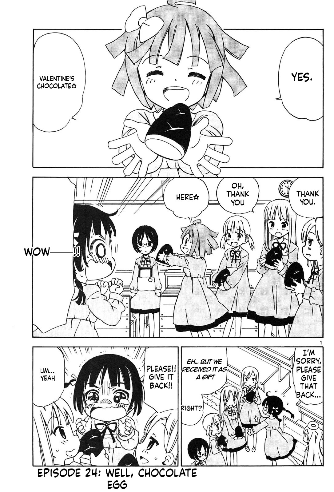 Tenshi no Drop Chapter 24 page 1 - Chapter 24: Well, chocolate egg