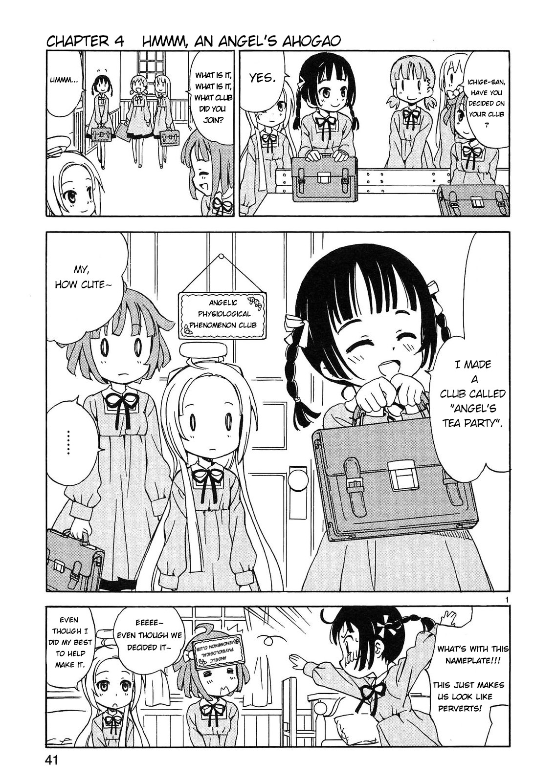 Tenshi no Drop Chapter 4 page 1 - Chapter 4: Hmmm, an Angel's Ahogao