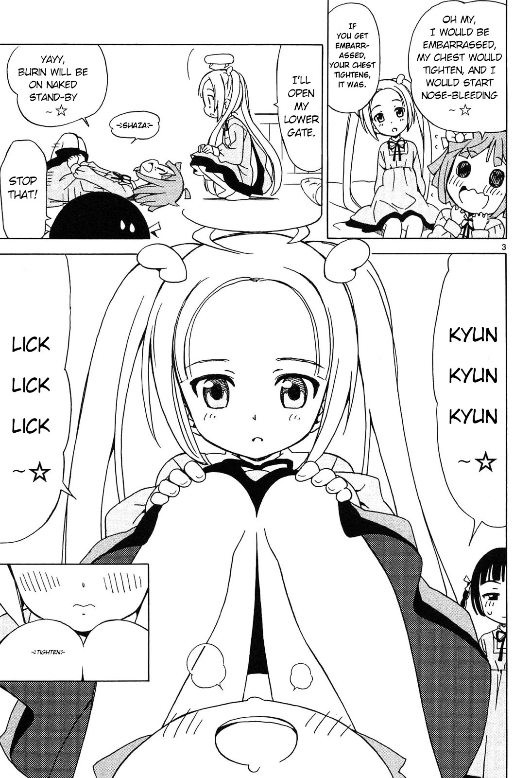 Tenshi no Drop Chapter 8 page 3 - Chapter 8: Hmmm, Full-View Twintails