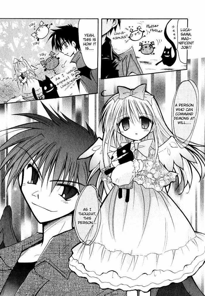 Tenshi no Hane to Akuma no Shippo Chapter 1 page 22 - Chapter 1 : Luca And The Strange Academy