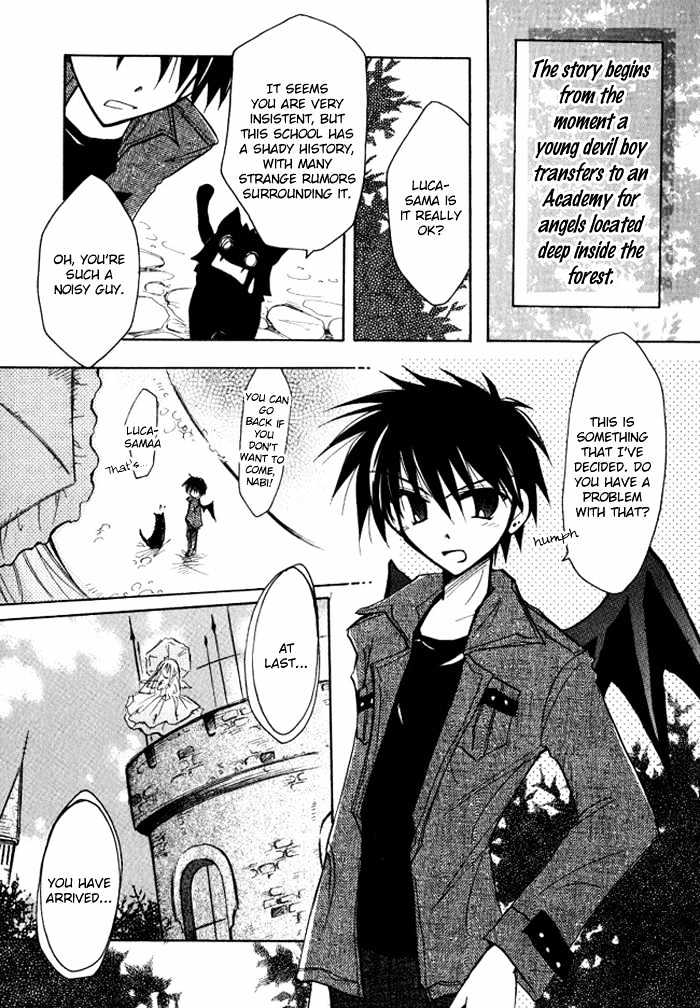 Tenshi no Hane to Akuma no Shippo Chapter 1 page 9 - Chapter 1 : Luca And The Strange Academy