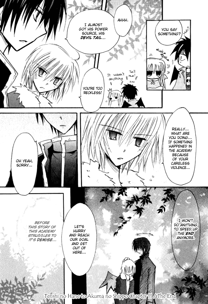 Tenshi no Hane to Akuma no Shippo Chapter 11.2 page 30 - Chapter 11 v2 : The Powerful One and the Only One Who Can Stop Him (Part II)