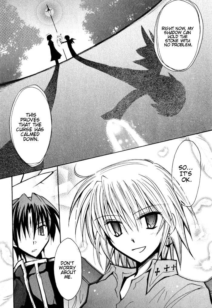 Tenshi no Hane to Akuma no Shippo Chapter 12.2 page 18 - Chapter 12 v2 : The God of Time and the Evil Reflecting Spirit Stone