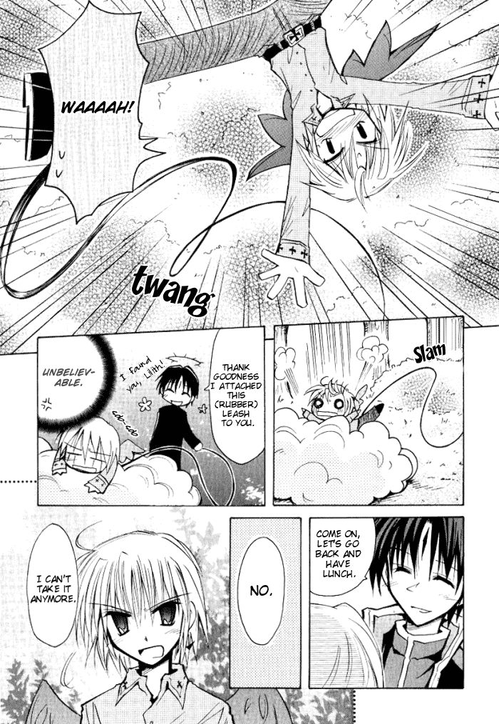 Tenshi no Hane to Akuma no Shippo Chapter 12.2 page 9 - Chapter 12 v2 : The God of Time and the Evil Reflecting Spirit Stone