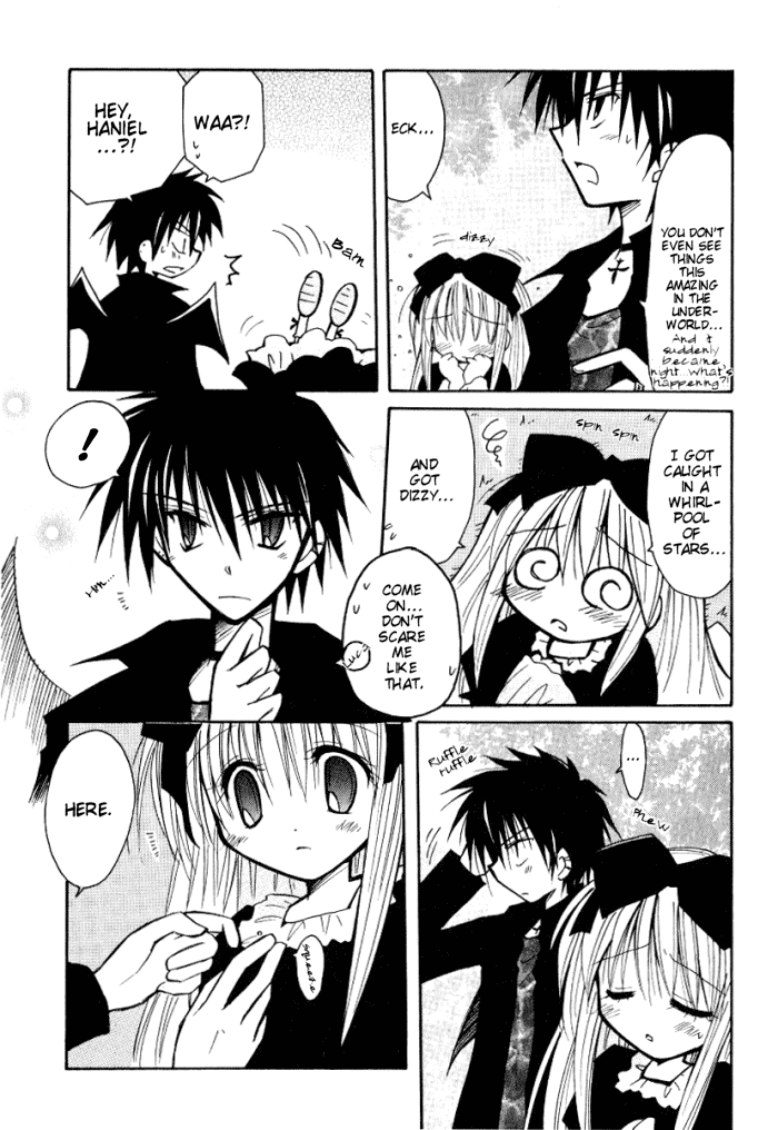 Tenshi no Hane to Akuma no Shippo Chapter 14.2 page 19 - Chapter 14 v2 : The Angels in Black and the Night of Blessing