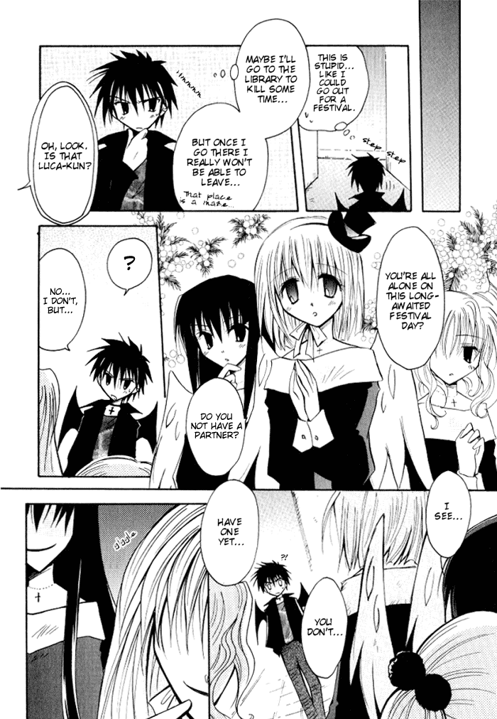 Tenshi no Hane to Akuma no Shippo Chapter 14.2 page 5 - Chapter 14 v2 : The Angels in Black and the Night of Blessing
