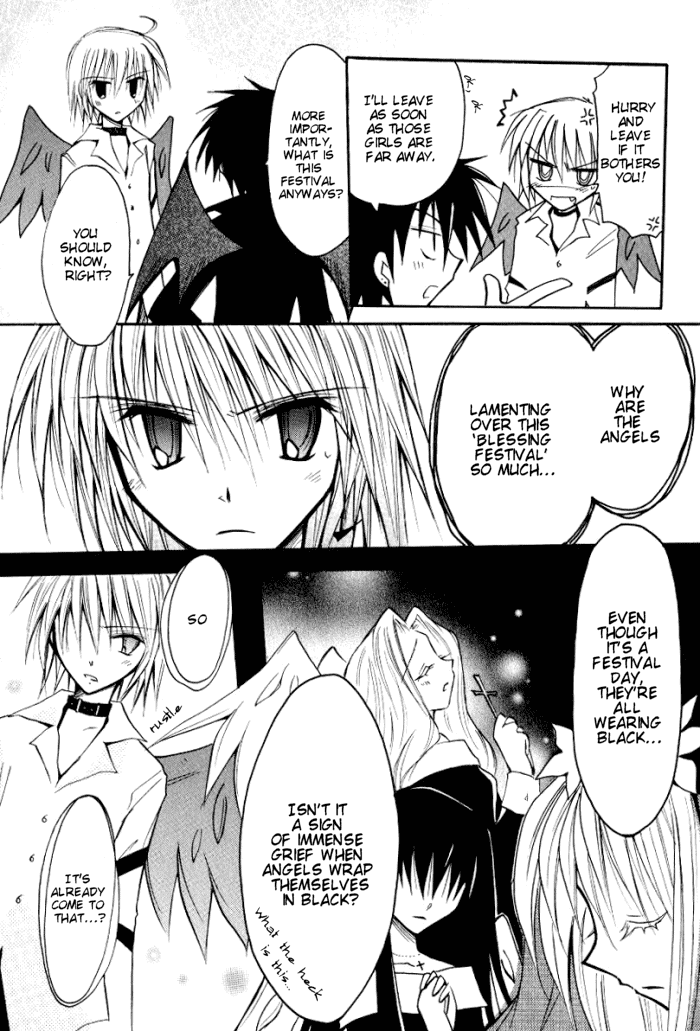 Tenshi no Hane to Akuma no Shippo Chapter 14.2 page 9 - Chapter 14 v2 : The Angels in Black and the Night of Blessing